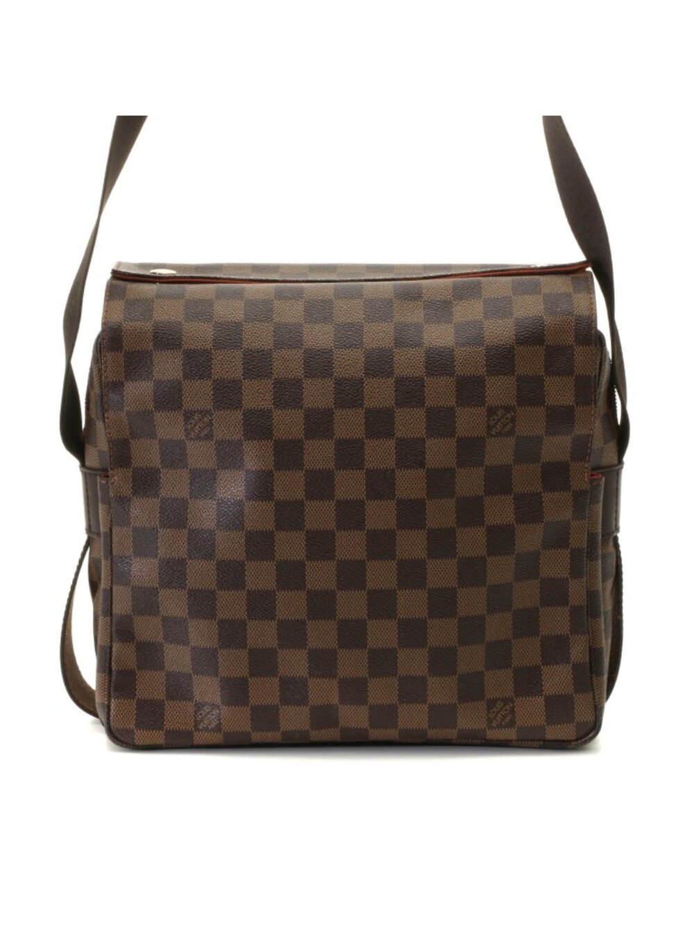 Louis Vuitton Naviglio Damier Shoulder Bag Canvas Ebene